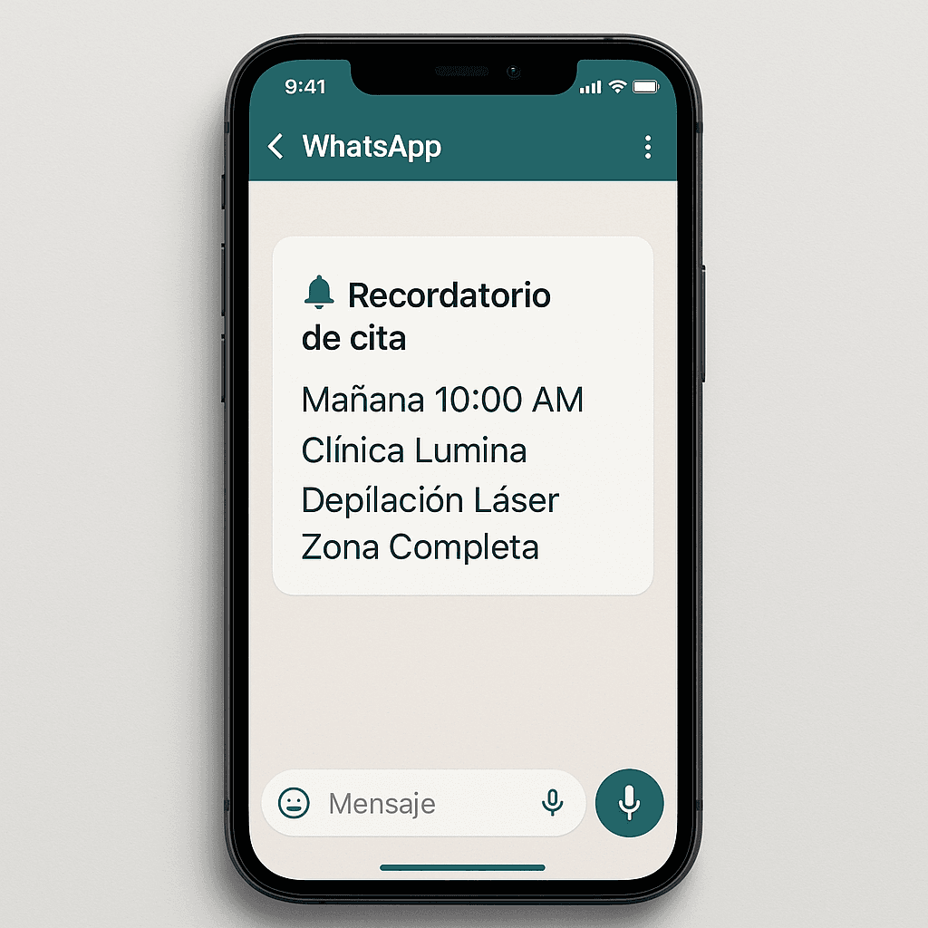 Envía la agenda
